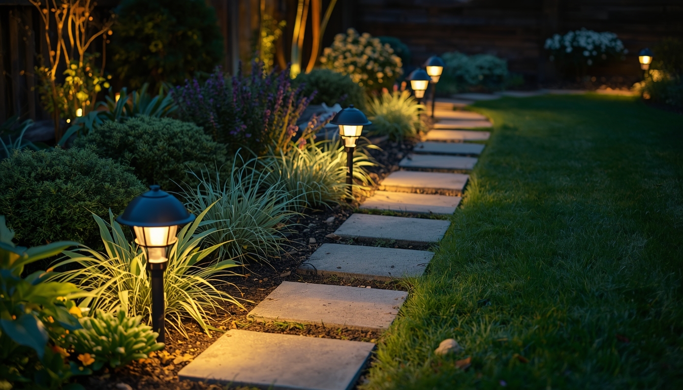 LED-polkuvalot puutarhaan energiatehokkaalla tekniikalla